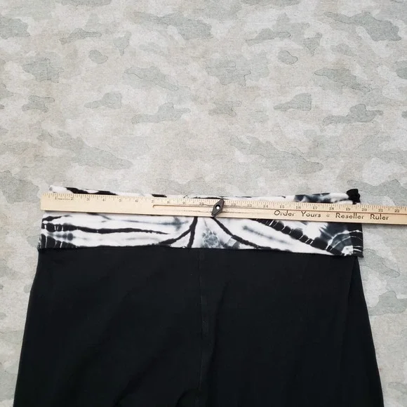 Hard Tail Forever Pants Womens 3X Black Pull On Wide Leg - Picture 4 of 10